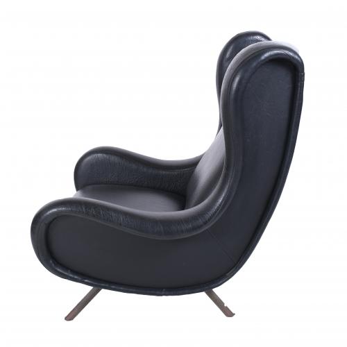 MARCO ZANUSO (1916-2001). ITALIAN "SENIOR" ARMCHAIR, 1950&#39;S.