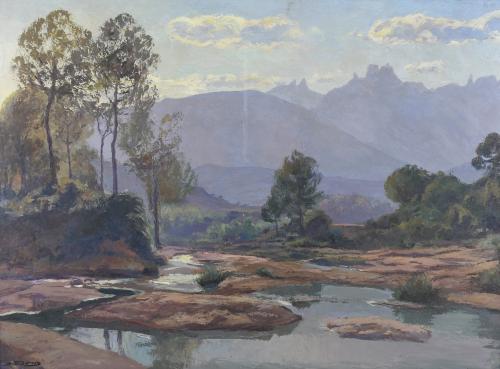 ISIDRE ÒDENA (1910-2008). "RIERA DEL PALÀ" (Vacarisses, 1961).