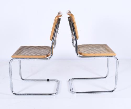 SIGUIENDO MODELOS DE MARCEL BREUER (1902-1981). JUEGO DE SE