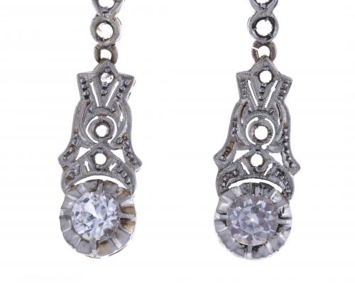 19TH CENTURY LONG EARRINGS