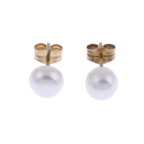 CULTURED PEARL EARRINGS.