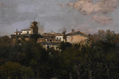 JOSÉ FRANCO CORDERO (1851-c.1910). "LANDSCAPE".