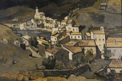 RAFAEL DURANCAMPS (1891-1979). "VIEW OF CADAQUÉS".