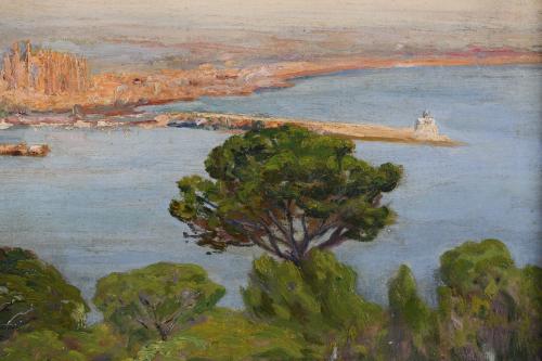 JOAQUIM TERRUELLA MATILLA (1891-1957). "BAHÍA DE PALMA DE M