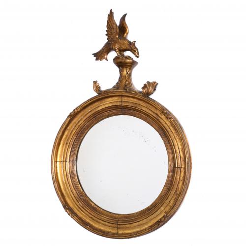 REGENCY STYLE CIRCULAR MIRROR, FIRST QUARTER OF THE 20TH CENTURY.