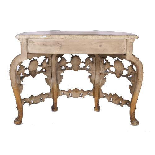 SPANISH CONSOLE TABLE, LOUIS XV STYLE, CIRCA 1940.