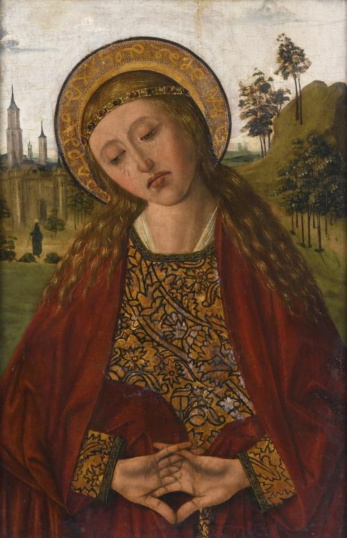 TALLER DEL MAESTRO DE LOS LUNA (act. 1480 -1500). "MAGDALENA".