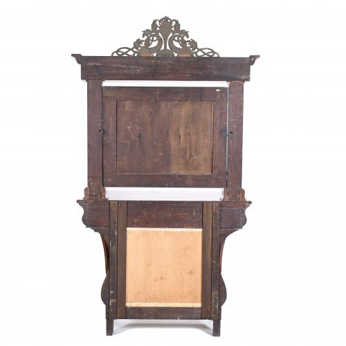 FERNANDINE CONSOLE WITH MIRROR, CIRCA 1830.