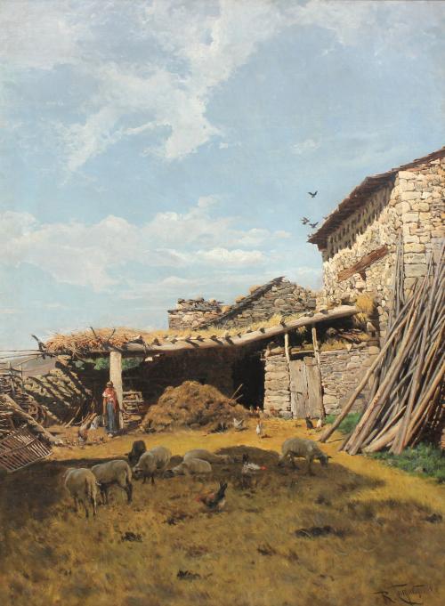 RAMON TUSQUETS Y MAIGNON (1837-1904). "CASA DE PAGÉS".