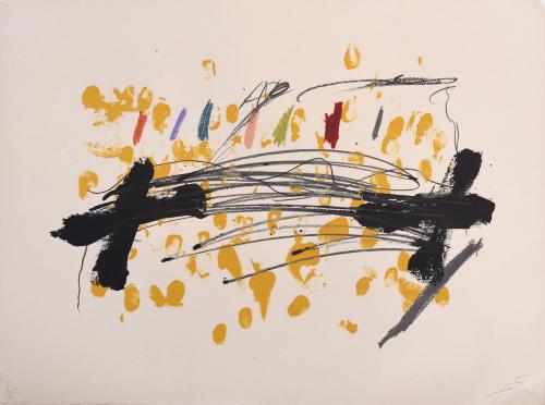 ANTONI TÀPIES (1923-2012). "CLAU 15", 1973. 