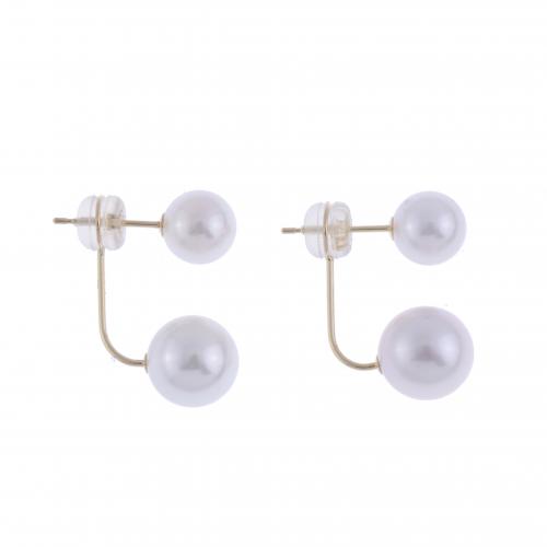 DOUBLE PEARLS EARRINGS.