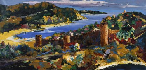 AMADEU FONTANET I CLEC (1907-1982) "TOSSA DE MAR", 1964.