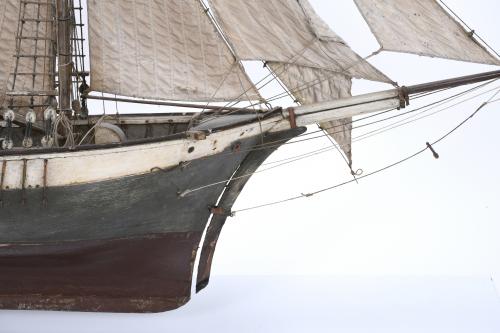 MAQUETA DE BARCO, PROBABLEMENTE MENORQUÍN, SIGLO XX. 