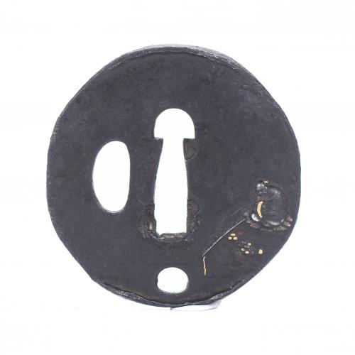 19TH CENTURY, JAPANESE SCHOOL, MEIJI PERIOD. "TSUBA", KATANA GUARD.