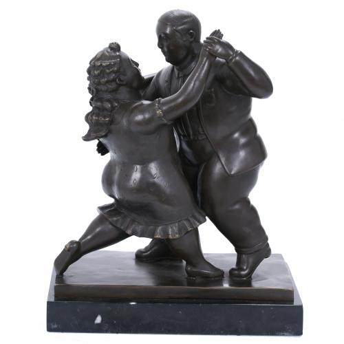 AFTER MODELS BY FERNANDO BOTERO (1932). "TANGO".