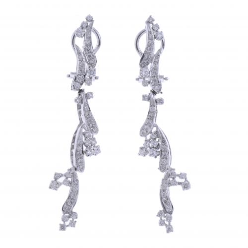 DIAMONDS LONG EARRINGS.