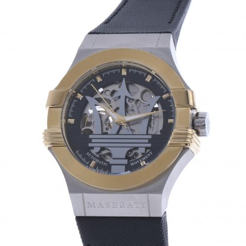 MASERATI POTENZA AUTOMATIC SKELETON. MEN&#39;S WRISTWATCH.