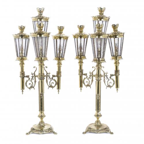 PAIR OF TABLE LAMPS, MID 20TH CENTURY.