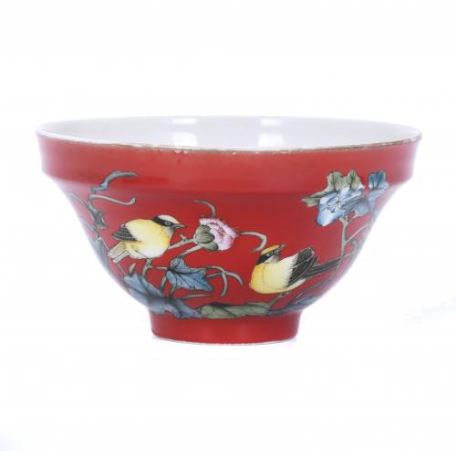 SMALL CHINESE BOWL, 20TH CENTURY. 