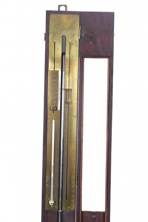 FRENCH BAROMETER AND THERMOMETER, EARLY DECADES 20TH CENTUR