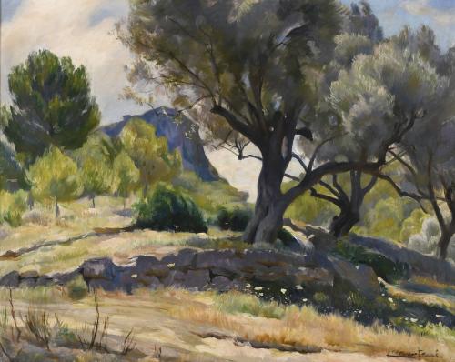 LLUÍS MUNTANÉ MUNS (1899-1987). "PAISAJE".