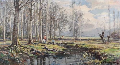 JOAQUIM MARSILLACH CODONY (1905-1986). "LA FAGEDA D'EN JORDÀ", Olot,1963.