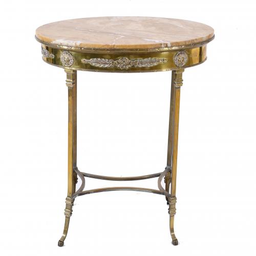 FRENCH SIDE TABLE, LOUIS XVI STYLE, SECOND HALF OF THE 20TH CENTURY.