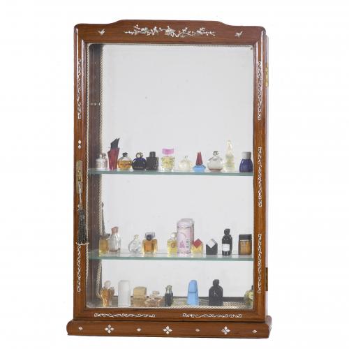 SPANISH DISPLAY CABINET, MID 20TH CENTURY.