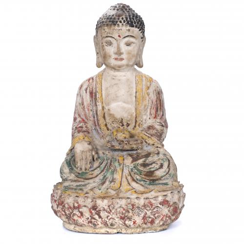 CHINESE SCHOOL, QING DYNASTY, LATE 19TH CENTURY. "BUDDHA".