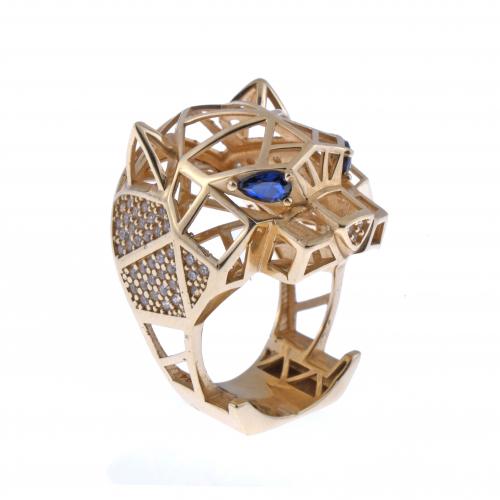 "PANTHÈRE DE CARTIER" STYLE RING. 