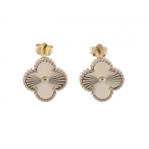 "VAN CLEEF" STYLE EARRINGS .