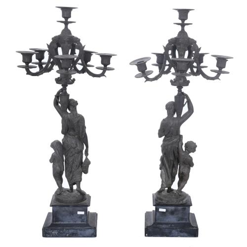 PAIR OF CANDELABRA. EARLY 20TH CENTURY.