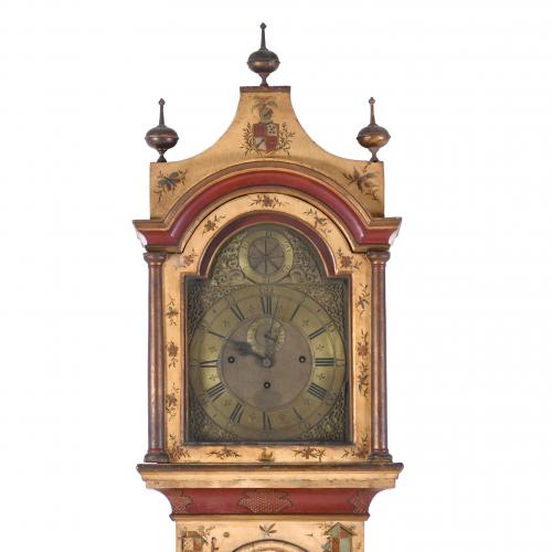 JOSEPH WINDMILLS & ELKINS, LONDON. GRANDFATHER CLOCK. 18TH 