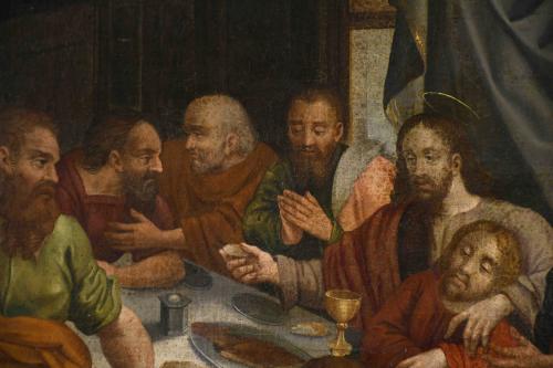 ATTRIBUTED TO PABLO DE CÉSPEDES (1538-1608). "LAST DINNER".