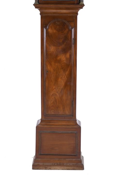 SPANISH GRANDFATHER CLOCK, 19TH CENTURY.