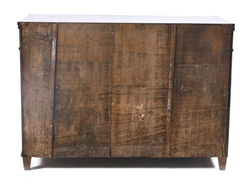 SPANISH CHEST OF DRAWERS, GEORGE III STYLE. MID 19TH CENTUR