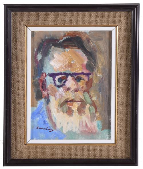 RAMON SANVISENS I MARFULL (1917-1987) "SELF-PORTRAIT".