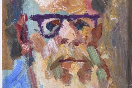 RAMON SANVISENS I MARFULL (1917-1987) "SELF-PORTRAIT".