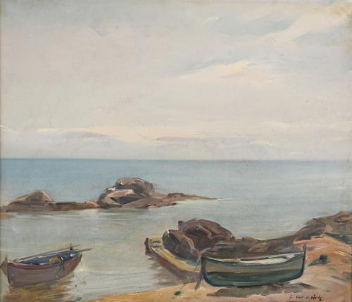 LLUÍS MARIA GÜELL (1909-2001). "SEASCAPE".