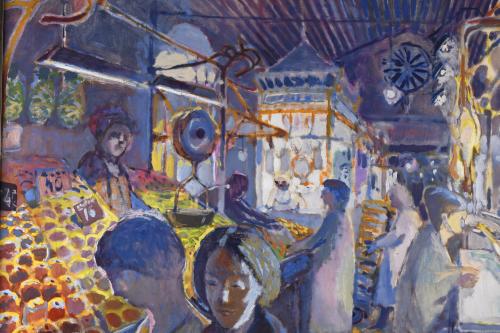 RAMÓN MOSCARDÓ (1953).  "LA BOQUERÍA MARKET", 1978.