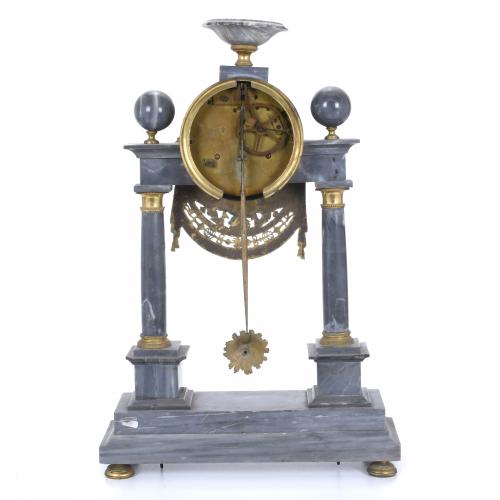 DIRECTORY-STYLE PORTICO CLOCK BY BASSOT, RUE ST. HONORÉ. CI