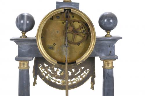 DIRECTORY-STYLE PORTICO CLOCK BY BASSOT, RUE ST. HONORÉ. CI