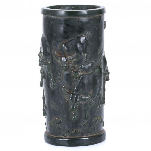 CHINESE BRUSH POT. EARLY 20TH CENTURY. 