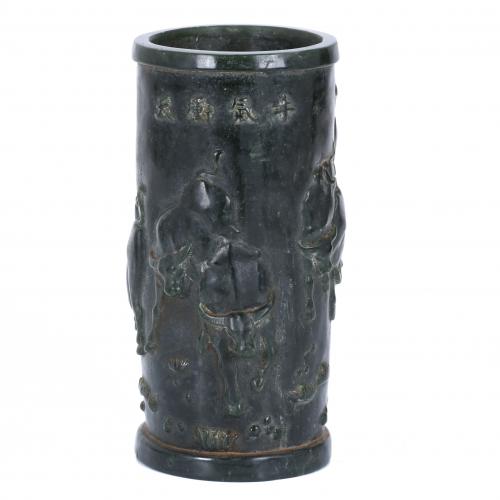 CHINESE BRUSH POT. EARLY 20TH CENTURY. 