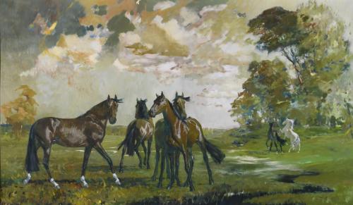 RICARD ARENYS GALDON (1914-1977). "HORSES".