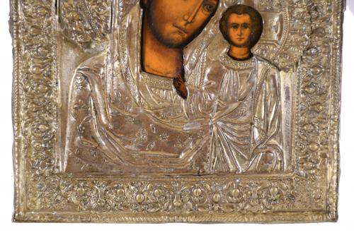 20TH CENTURY RUSSIAN SCHOOL. "MADONNA AND CHILD".