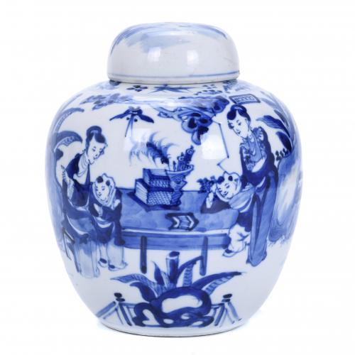 CHINESE JAR, 19TH CENTURY.