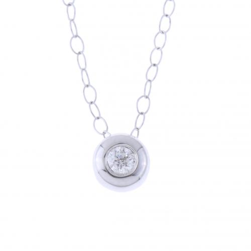 SOLITAIRE DIAMOND PENDANT.