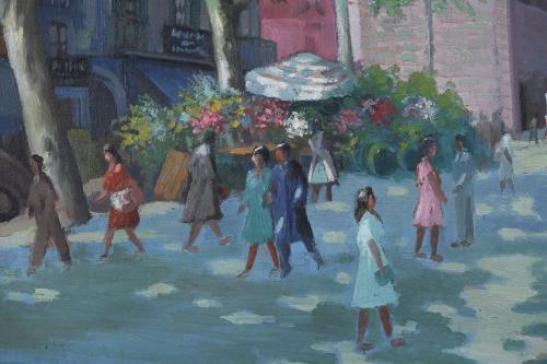 JOSE BADIA LLORET (1903-1983). "RAMBLA".