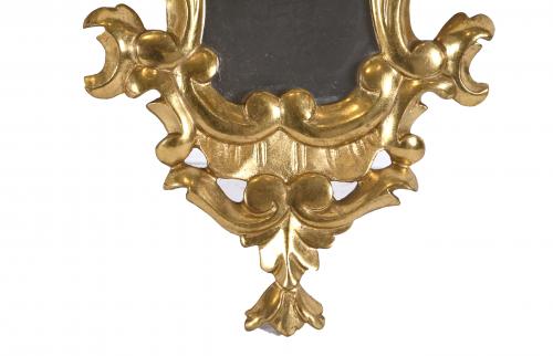 PAIR OF SMALL SPANISH ORNAMENTAL MIRRORS, 20TH CENTURY. 